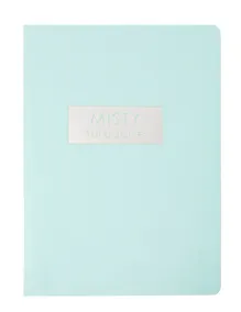 Купить Тетрадь 48л кл. "Misty Turquoise" мел.картон, печ.пантон, ламинация soft touch — Фото №1