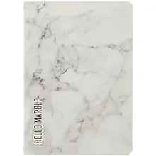 Купить Записная книжка А6 32л кл. "Hello marble", тонир. внутр. блок, сшивка — Фото №1