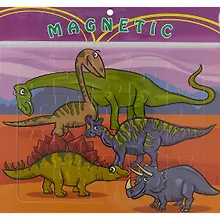 Купить Пазлы магнитные, 22*29,5см, Динозавры — Фото №1