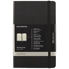 Купить Книга для записей Moleskin Proffesional Large, твёрдая обложка, чёрная, 120 листов, А5 — Фото №1