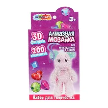 Купить Фигурка-брелок алмазной мозаикой мишка МУЛЬТИ АРТ в кор.48шт — Фото №1