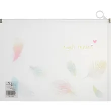 Купить Папка на молнии А4 "Feathers" — Фото №1