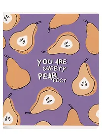 Купить Тетрадь в клетку Be Smart, "Fruits. Груши", 48 листов — Фото №1