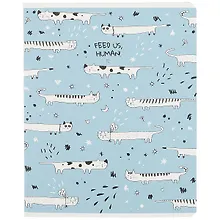 Купить Тетрадь в клетку Be Smart, "Feed us. Коты", 48 листов — Фото №1