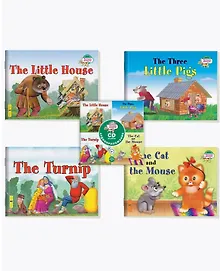 Купить Читаем вместе. Сборник сказок. Уровень 1 (CD+4 книги: Теремок, Три поросенка, Репка, Кошка и мышка) — Фото №1