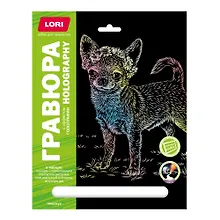 Купить Гравюра с эффектом голографии. Собаки "Чихуахуа" — Фото №1