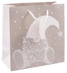 Купить Пакет А5 17*17*7,5 "Гномик" НГ, бум.мат.ламинат — Фото №1