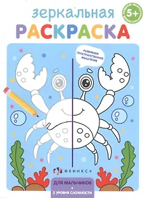 Купить Зеркальная раскраска. Для мальчиков — Фото №1