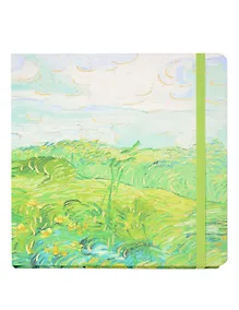 Купить Книга для записей 17*19 112л кл. "Пейзажи" 7БЦ, резинка, ассорти — Фото №1