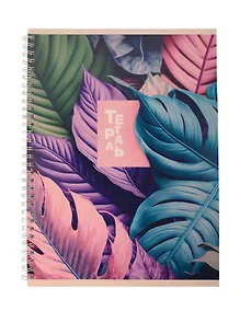 Купить Тетрадь А4 80л лин. "Тропики" евроспираль, мелов.картон, офсет — Фото №1