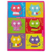 Купить Тетрадь для записи иностранных слов Айрис, "Котята", А5, 32 листа — Фото №1