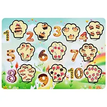 Купить Игрушка развивающая, Рамка-вкладка Сладкие цифры — Фото №1