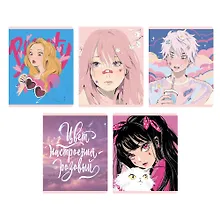 Купить Тетрадь в клетку Listoff, "В розовом (Эксклюзив)", 96 листов, в ассортименте — Фото №1