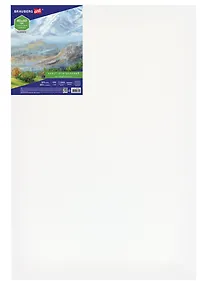 Купить Холст на подрамнике 40*60см 420г/м, 45% хлопок 55% лен, среднее зерно, BRAUBERG ART CLASSIC — Фото №1