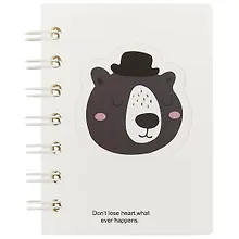 Купить Записная книжка «Funny animals», 96 листов, А7 — Фото №1