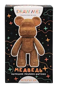 Купить Алмазная мозаика на фигурке Draw Me! "Золотой мишка", (14*9,5*23 см) — Фото №1