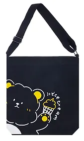 Купить Сумка-шоппер на молнии Kawaii Мишка Ice Cream (текстиль) (40х33) (12-11525-B001) — Фото №1