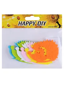 Купить Набор из фетра Ежики, 6шт (пакет с хед)(211-4) — Фото №1