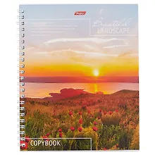 Купить Тетрадь в клетку Hatber, "Очарование заката", 100 листов — Фото №1