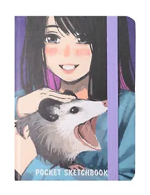 Купить Скетчбук А6 48л "Пушистик" 80г/м2, тв.обложка, мат.ламинация, резинка — Фото №1