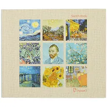 Купить Скетчбук Винсент Ван Гог Картины (100стр) (24,5х20,5) — Фото №1