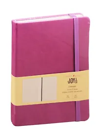 Купить Книга для записей А5 96л лин. "JOY BOOK. Розовый вереск" 7БЦ, иск.кожа, тонир.форзац, тонир.блок 70гр/м2, скругл.углы — Фото №1