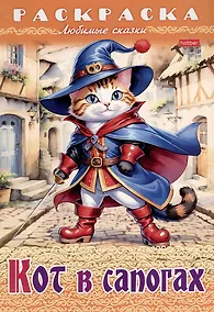 Купить Раскраска. Любимые сказки. Кот в сапогах — Фото №1
