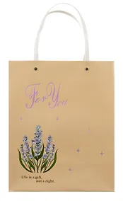 Купить Пакет А4 32*26*12 "Lavander" жен., бум.мат.ламинат — Фото №1