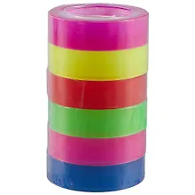 Купить Цветная клейкая лента, 6 цветов, 1.2 см х 1 м — Фото №1