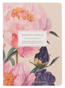 Купить Тетрадь 194*266, 40 листов в клетку "Blossom. Peonies", сшивка — Фото №1
