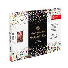 Купить Набор для творчества. Алмазная мозаика Phoenix plus на подрамнике "Девушка с котом", 30 х 40 см — Фото №1