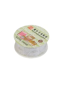 Купить Клейкая лента ажурная, 1.8 см, белая, сердечко, ЛАС-1 — Фото №1