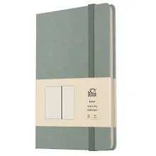 Купить Книга для записей А4- 96л кл. "Joy Book. Мятное мороженое" иск.кожа, тонир.блок, скругл.углы, ляссе, резинка — Фото №1