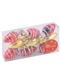 Купить Набор елочных украшений Лампочки (пластик) (9 шт) (3х6) — Фото №1