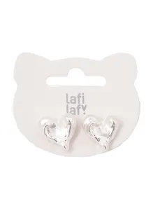 Купить Сережки Сердечки (2шт) (латунь) (12-253004-С56) (Lafilaf) — Фото №1