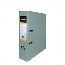 Купить Папка архивная 75мм А4 серая,PVC,прозр.карман,металл.уголки, inФОРМАТ — Фото №1