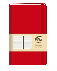 Купить Записная книжка А6- 96л лин. "JOY BOOK. Очень красный" 7БЦ, иск.кожа, тонир.форзац, тонир.блок, скругл.углы, сшит.блок, ляссе, резинка, карман на задн.форзаце — Фото №1