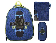Купить Ранец "Skate" 2отд., 39*30*18см, 2 кармана, анатомическая спинка, пенал, мешок для обуви — Фото №1