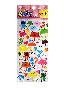 Купить Наклейки мягкие Зонтики-смайлы (11-02415-CC-033) — Фото №1