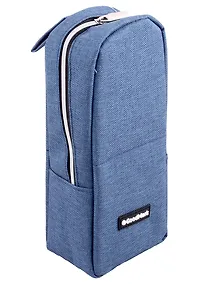 Купить Пенал-косметичка "Private", вертикальный, темно-синий, 21х9х6 см — Фото №1