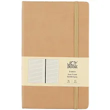 Купить Книга для записей А5 96л лин. "Joy Book. Печенье с корицей" иск.кожа, тв.переплет, ляссе, резинка, инд.уп. — Фото №1