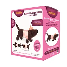 Купить Набор для вязания "Miadolla" "Романтичная такса" (AMG-0119) — Фото №1