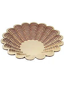 Купить Игрушка из дерева Ваза большая широкая Астра (лесенка) (246х249х50) (162823) (Полноцвет) — Фото №1