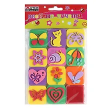 Купить Набор для творчества Arte Nuevo Веселые печати Природа, подушечка с чернилами+веселые печати DT-1014-12 — Фото №1