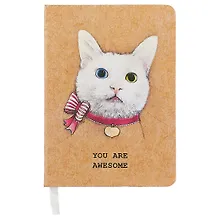 Купить Книга для записей «Awesome cat», 96 листов, А6 — Фото №1