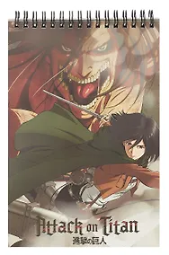 Купить Атака Титанов. Творческий блокнот cо стикерами A5. Столкновение с титаном — Фото №1