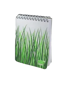 Купить Блокнот А6 50л кл. NATURE, "Трава", спираль, пластик.обл., stila — Фото №1