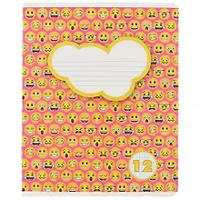 Купить Тетрадь в клетку Academy Style «Emoji» в ассортименте, 12 листов — Фото №1