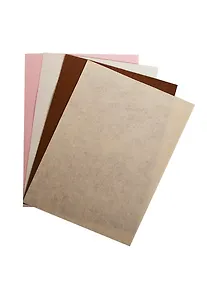 Купить Набор д/творчества Листы фетра А4 4шт (Светло-бежевая, светло-коричневая, белая, светло-розовая) — Фото №1