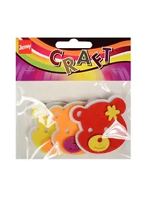 Купить Набор для творчества Вырубки из фетра 2-х слойные, мишки, 3шт — Фото №1